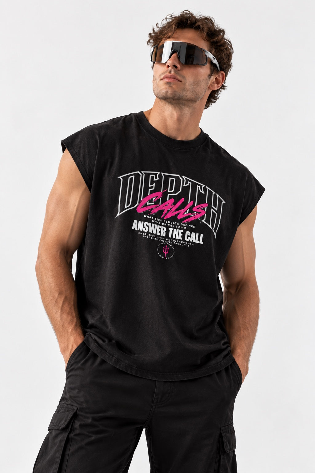 Poseidon Depth Calls oversized tank front model